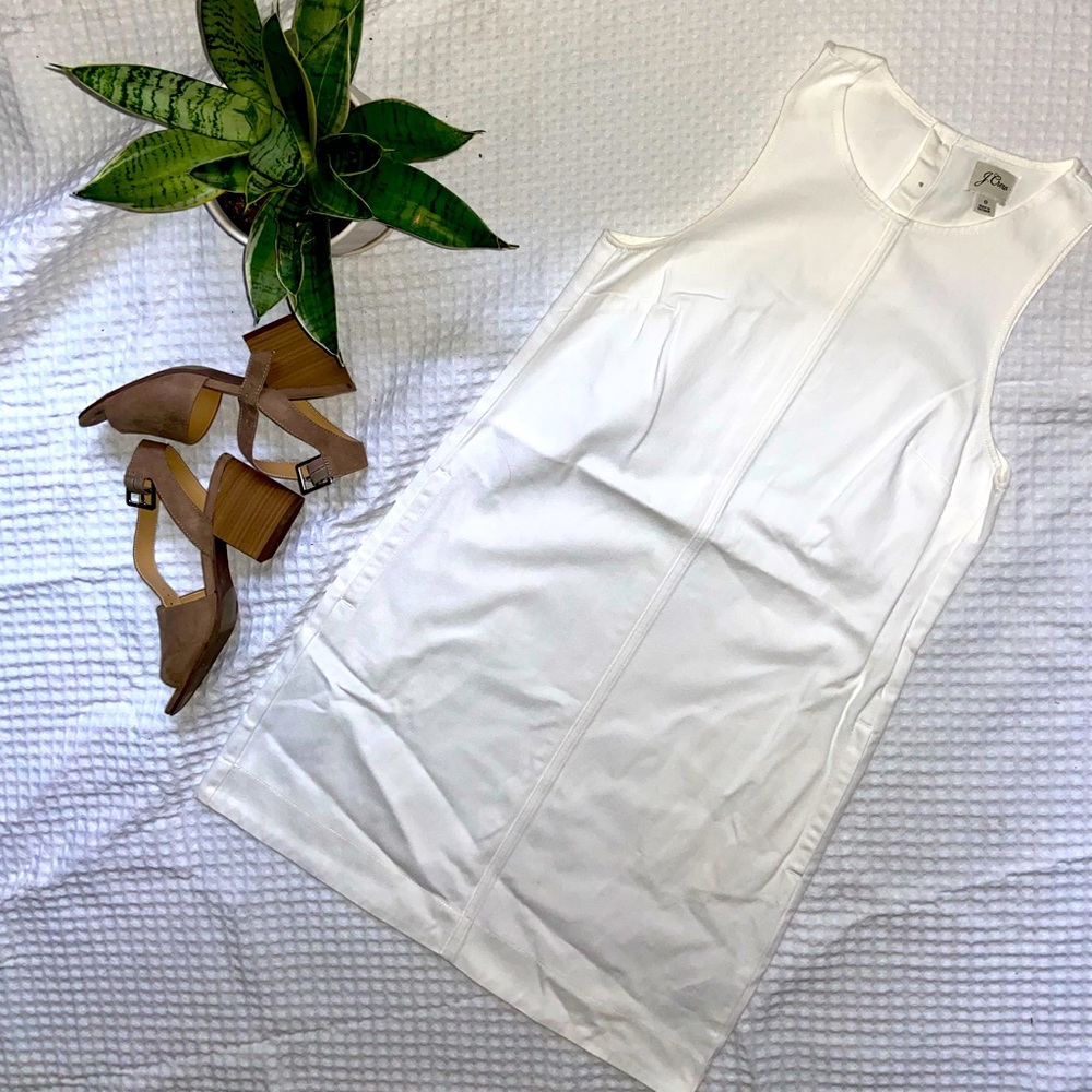 White Denim Dress